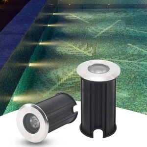 IP67 Waterproof Small Inground Mini Deck Uplight Path Way 1W Landscape LED Underground Light