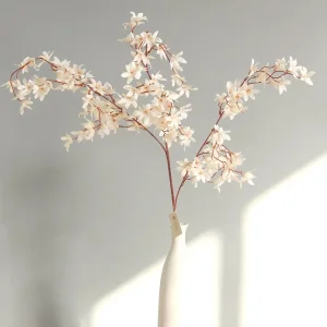 2024 New Products Oncidium Lifelike Artificial Orchid Flowers Silk Flowers Arrangement Wedding Flowers
