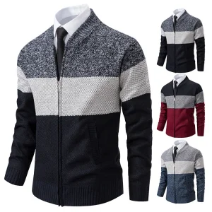 High Quality Cardigan Wholesale Korean Version of Loose Trend Youth Color Sweater Cardigan Winter Cardigan