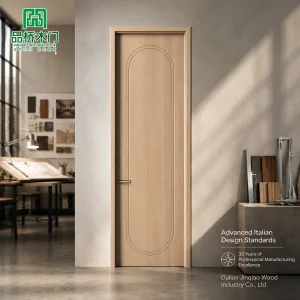 Manufacturer Wholesale Oak Interior Doors With PVC Door Skin Wooding For Interior House Room Doors For A House