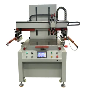 Semi-Automatic 1-Color Flatbed Screen Printing Machine for PVC Card Metal Plastic Sheet