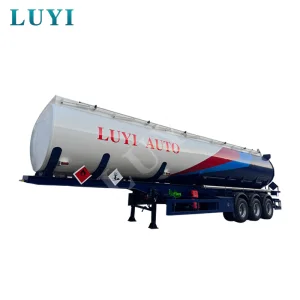 Customizable 60-Ton Fuel Tank Semi-Trailer 3 Axle 45000 Liters Oil Fuel Diesel Tanker Semi Trailer Oil Tank Semi-Trailer Oil Storage Fuel Crude Oil Tank Trailer
