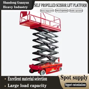 Mobile Scissor Lift for Personnel Operation-Self-Propelled Scissor Lift