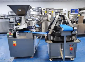 High-Quality Automatic Adjustable Dough Ball Cutting Machine and Dough Divider Rounder for Pizza Small Bread Cookie Manufacturers, Factories