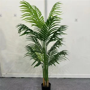 Wholesale Indoor Outdoor Decoration Wedding Fake Plastic Plant Faux Artificial Palm Tree