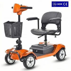 Four-Wheel Mobility Scooter with Stable and Safe Design