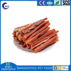 Pet Snacks Drying Salmon Chicken Strips Cats &amp; Dogs Universal Training Rewards Dog Snacks
