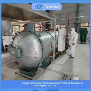 Horizontal High-Temperature Steam Sterilization Shredding Equipment for Mixed Clinical and Laboratory Waste