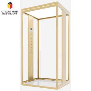 Traction Gearless Low Pit Economical Home Villa Elevator