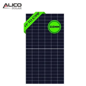 Half Cut 120 Cell Polycrystalline Monocrystalline Solar Panel 645W 650W 670W 675W Mono Solar Panel Cell PV Module for Solar Power System
