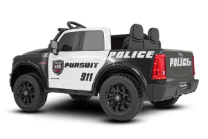 Dodge RAM Licensed Cops Truck Kids Electric Ride-on with Remote Control &amp; Suspension