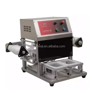 Fully Automatic Plastic Top Tray Sealer Packaging Machine