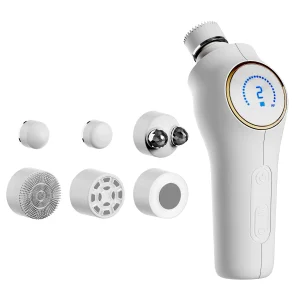 Professional Portable Wireless Charging Ultrasonic Skin Scrubber Electric Sonic Facial Exfoliator Device for Nose Head Cleansing