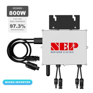 Sistema de Energía Solar con Microinversor Nep para Balcón