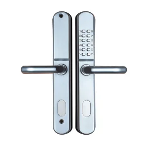 Remote Control Electronic Fingerprint Password Smart Office Hotel Door Lock Frameless Sliding Glass Aluminum