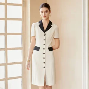 Summer Elegant Fashion Business Suit Dress for Women
