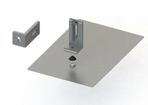 Aluminum Solar Roof Mounting PV Panel L Foot Waterproof Asphalt Shingle Roof Mount Flashing Kit for Metal Roof Tile Roof