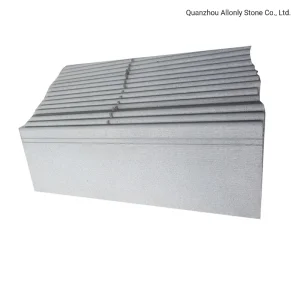 China Cheap Grey Granite Step Tread Design for Stone Floor Tile