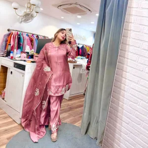 Designer Sequence Work Kurta Set for Women &ndash; Festive Ethnic Wear Collection