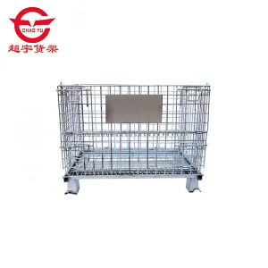 Foldable Storage Cage with Wheels