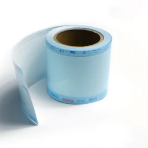 Medical Grade Heat Sealing Dental Autoclave Pouch Sterilization Gusseted Reels