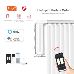 Tuya Smart Wifi Curtain Motor Quiet 100-240v 1.2nm Motorized Stage Curtains Switch Module USB Control Remote Set