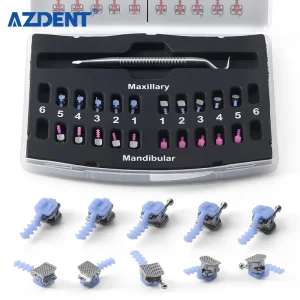 Dental Roth/Mbt 0.022 Orthodontic Self-Ligating Brackets with 345hooks