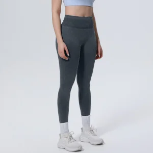 Seamless Yoga Pants Lace Color Blocking