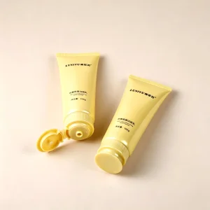 Custom 100ml Glossy PE Cosmetic Packaging Plastic Tubes for Face Wash Body Lotion Skincare Cream Squeeze Tube Container