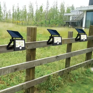 Sensor de Movimiento Solar Exterior IP65 Luces de Calle Solares Impermeables