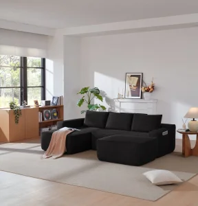 Sofá-cama comprimido