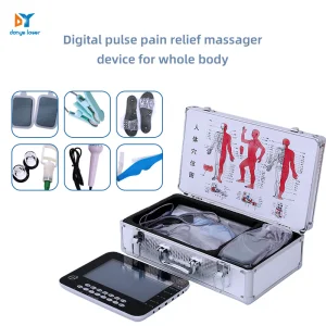 Electric Stimulation Machine Electric Physical Therapy Digital Pulse Body Massage Pain Relief Device