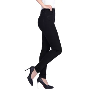 Custom Black Curvy Leggings Stretchy High Waist Skinny Women Jeans