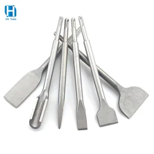 Sand Blasted Rotary Hammer Flat Point Spade SDS Plus Shank Chisel for Breaking Concrete Stone Tile Wall