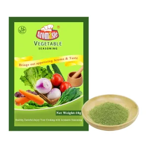 Polvo de verduras verdes con sabor africano