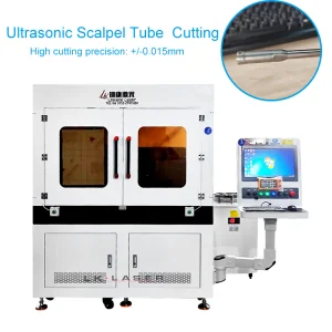 Linear Motor Ultrasonic Scalpel Medical Inner and Outer Automatic Tube Sleeve Metal Tubing Fiber Laser Cutting Machine Equipment