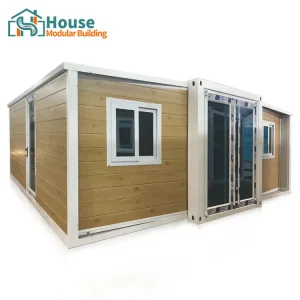 OEM Prefab 20ft Expandable Container - Elegant White Woodgrain Design Manufacturer, Manufacturers