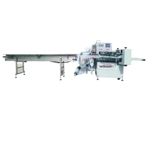 Wba-X590 Multi-Function High Precision Horizontal Easy Operation Factory Direct Supply Rotary Three Servo Motor Food Pillow Packaging Packing Wrapping Machine