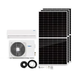 New 9000BTU 12000BTU 18000BTU 24000BTU Solar Power Price AC DC Hybrid Wall Split Solar Powered AC Air Conditioner