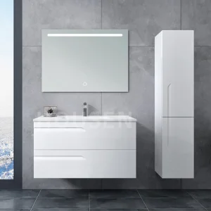 Luxury Style Modern Large Size Wall Mounted Floating Cabinet Basin Bathroom Vanity