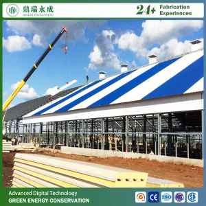 Low Cost Modular Prefabricated House Steel Structure Building Light Steel Chicken House