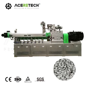 Aceretech Customized PP/PA Compounding Granulator Machine for Plastic Crushed Material Recycling