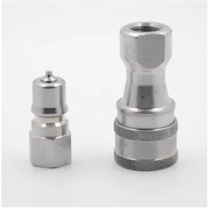 Hydraulic Connections ISO 7241-a Bsp Thread 1/4" Steel Quick Connect Hose Fittings Pressure Release Coupling