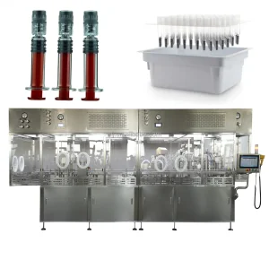PLC Syringe Filling Stoppering Machine