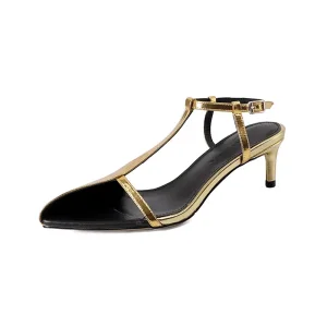 Sheepskin Stiletto Sandals