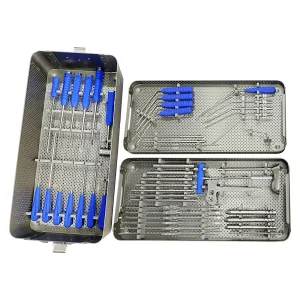 Stainless Steel UBE Spine Instrument Set Unilateral Biportal Endoscopic Instruments with case Autoclavable