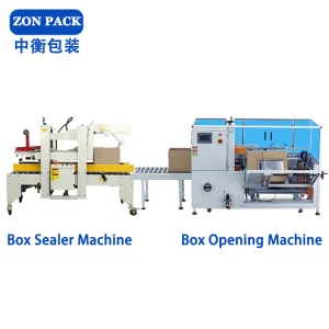 Automatic Cartoon Erecting Box Folding Closing and Taping Machine