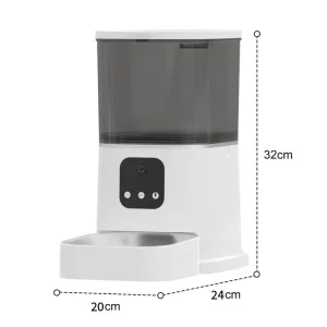 Gift Choice Automatic Pet Feeder Adjustable Feeding Portion Smart Pet Feeder Cleanable Pet Food Dispenser