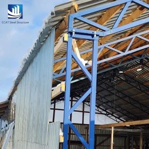 Corrosion-Resistant High-Strength Customized Steel Structure Accessories Component for Subway Station Entrance Canopies