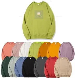 Custom Wholesale Big and Tall Men's Crewneck Sweatshirt Clothing Oversized Pullover Fleece Sweatshirt 6XL 8XL